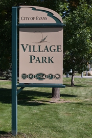 Village Park Sign