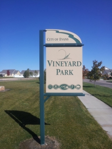 Vineyard Park Sign