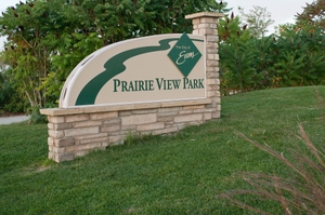 Prairie View Park Sign